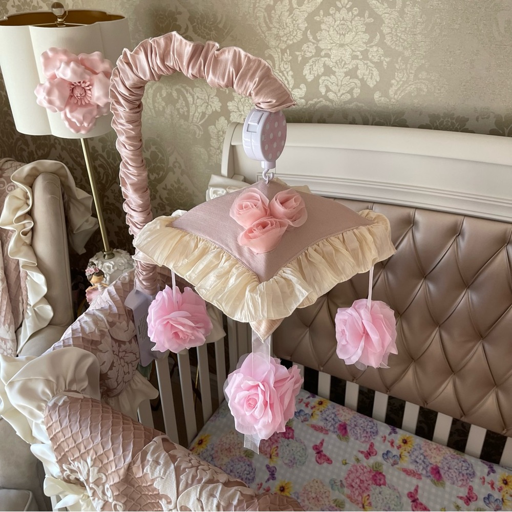 Glenna Jean Victoria Crib Mobile, Includes Angelica Arm Cover and Mobile Arm